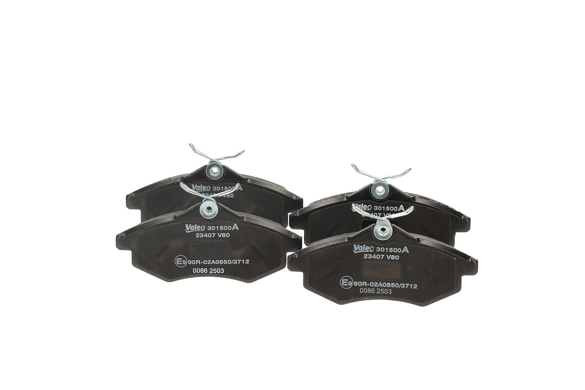 Jeu de 4 plaquettes de frein VALEO ref. 301500A
